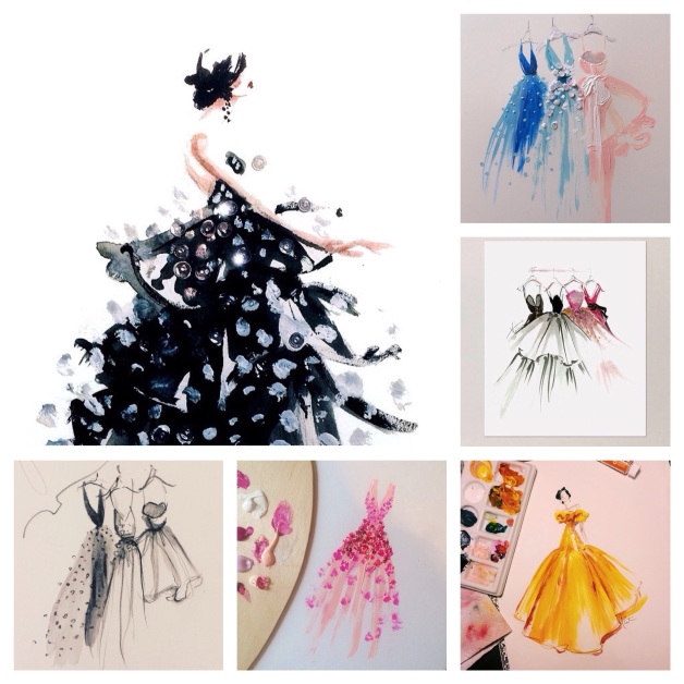 Paper Fashion: Fashion Illustrator and Dreamer based in NYC